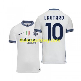 Koszulka Inter Mediolan Lautaro 10 Wyjazdowe Koszulki Piłkarskie 2024-2025 Krótki Rękaw